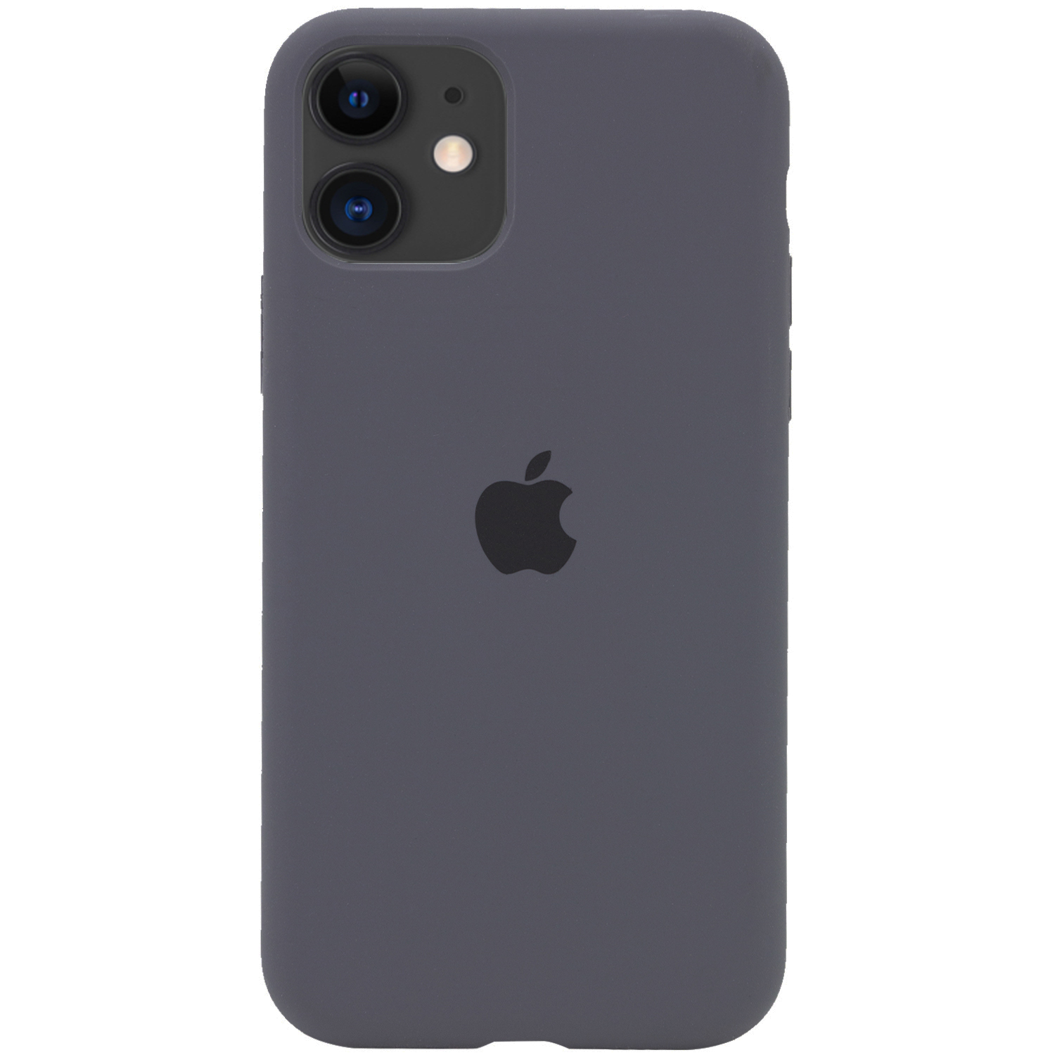 Silicone Case Full Protective (AA) для iPhone 11 (6.1") (Dark Grey)-0